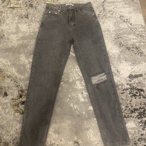 Adika Grey Mom Jeans